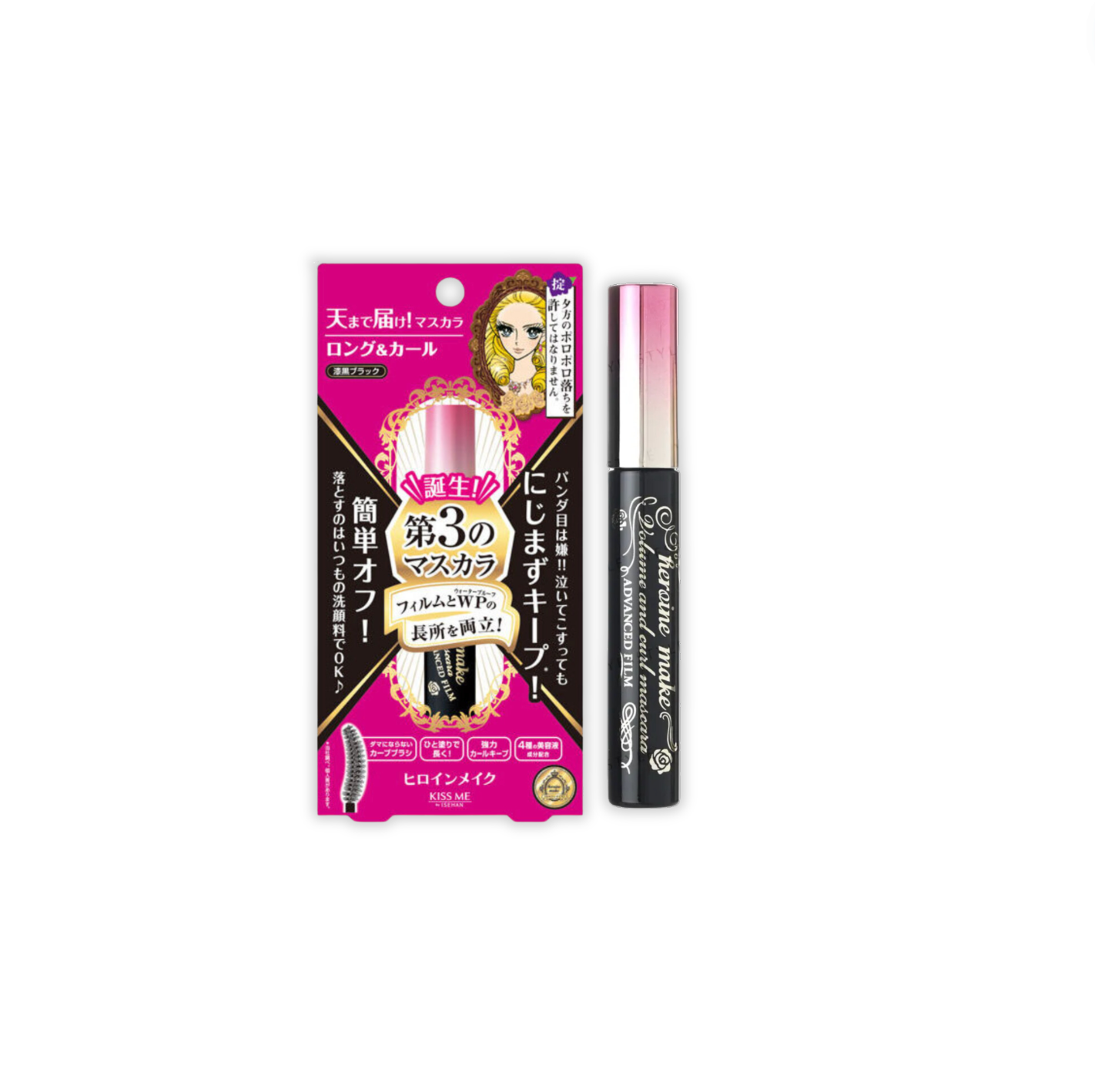 Kiss Me Heroine Make Volume & Curl Mascara